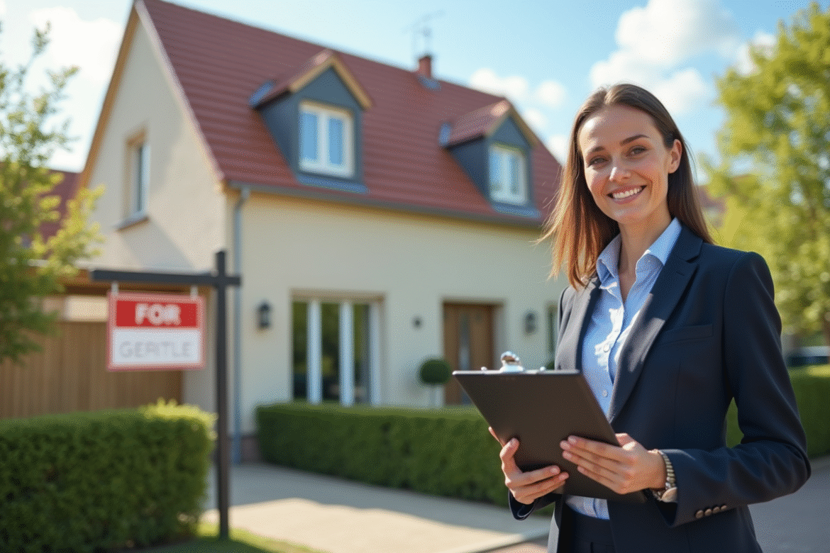 Agent immobilier avec maison renovée a vendre en banlieue