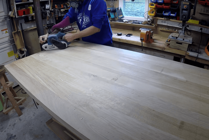 DIY table haute bois personnalisée