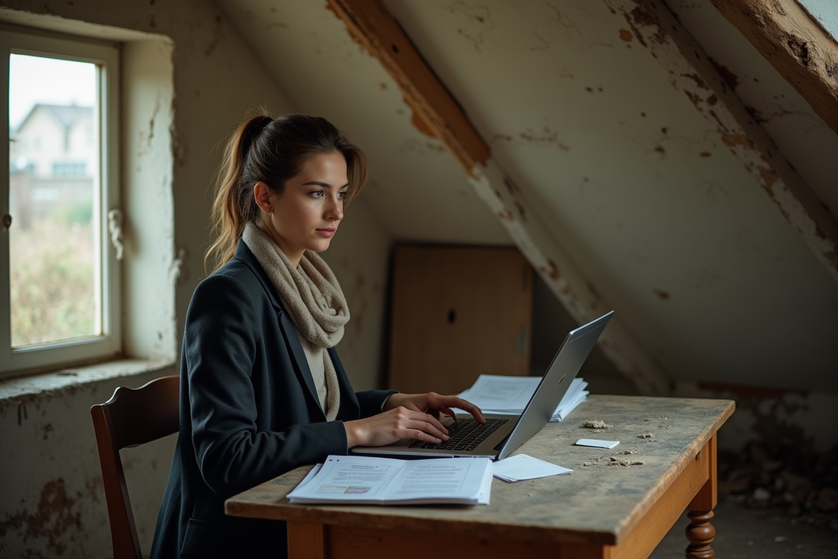 Jeune femme en tenue d