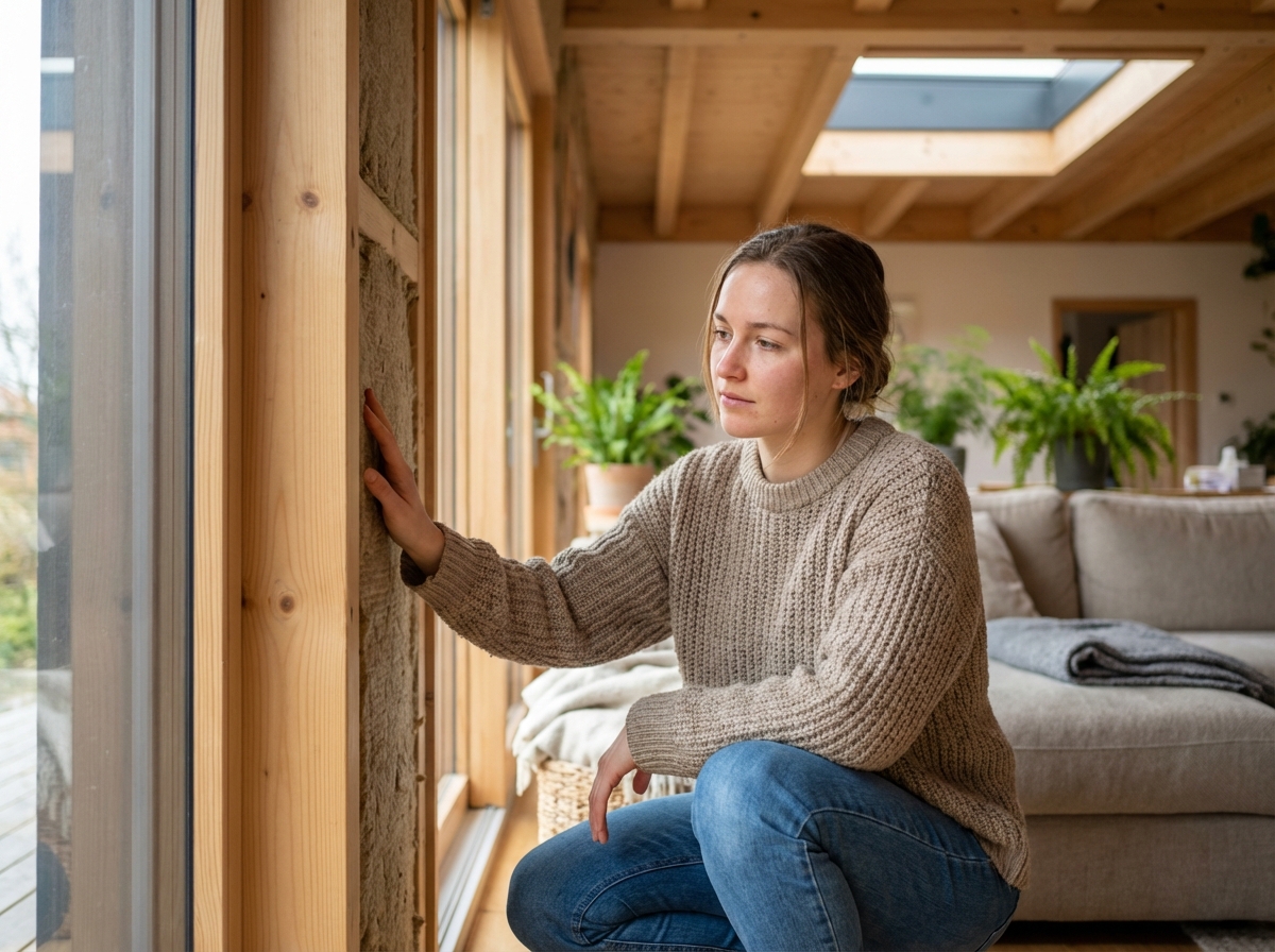 Jeune femme vérifie l